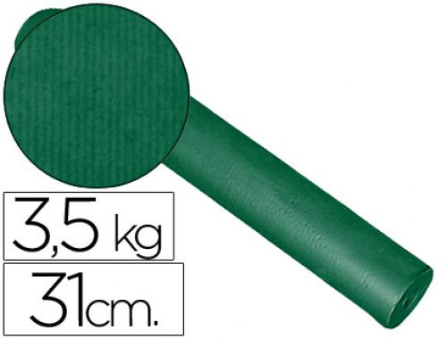 Papel fantasia kraft liso verde 31cm 3.5 kg , Impresma , 27026 , 8431233201582